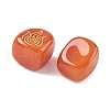4Pcs 4 Styles Natural Carnelian Display Decorations G-F786-03A-02-2