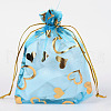 Heart Printed Organza Bags OP-R022-10x12-01-1