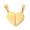Ion Plating(IP) 304 Stainless Steel Split Pendants STAS-E195-03G-1