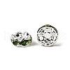 Brass Grade A Rhinestone Spacer Beads RSB028NF-10-2