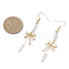 Shell Pearl Dangle Earrings EJEW-JE05980-3