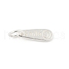 925 Sterling Silver Smile Face Charms STER-D305-01S-1