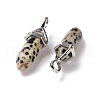 Natural Dalmatian Jasper Pendants G-K329-49P-3