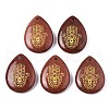 Synthetic Goldstone Pendants G-T122-73J-1