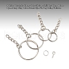 300Pcs 6 Style Keychain Clasps Set IFIN-YW0001-22-5
