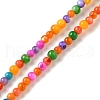 Ice Cream Color Dyed Natural Freshwater Shell Beads Strands SHEL-G018-01D-1