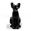Natural Obsidian Egyptian Cat Shape Home Decorations PW-WGE6AC8-03-1