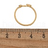 304 Stainless Steel Cuff Rings for Women RJEW-D285-01G-C-2