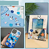 SUNNYCLUE 40Pcs 10 Styles Ocean Theme Opaque Resin Cabochons RESI-SC0003-16-5