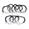 Adjustable Nylon Cord Braided Bead Bracelets BJEW-L640-05P-2