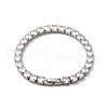 Clear Cubic Zirconia Tennis Bracelet BJEW-E009-25B-P-3