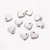  100Pcs 304 Stainless Steel Stamping Blank Tag Pendants STAS-TAG0001-33-1