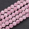 Natural Rose Quartz Beads Strands G-G099-F10mm-15-2