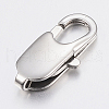 Tarnish Resistant 304 Stainless Steel Lobster Claw Clasps STAS-K167-05P-2