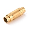 Ion Plating(IP) 304 Stainless Steel Magnetic Clasps with Glue-in Ends STAS-F139-078G-1