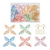 DIY Butterfly Wing Earrings Making Kit DIY-TA0003-73-1