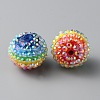 Resin Rhinestone Beads RESI-TAC0004-28R-1