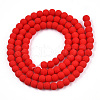 Opaque Glass Beads Strands X-GLAA-T032-P4mm-MD04-3