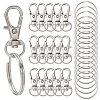 25Pcs Alloy Swivel Lobster Claw Clasps PALLOY-CJ0003-02-1