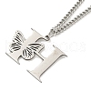 201 Stainless Steel Necklaces NJEW-Q336-01H-P-4