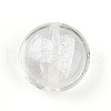Handmade Silver Foil Glass Beads SLF15mmY-07-1