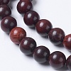 Imitation Burmese Wood Beads Strands X-WOOD-J001-03-8mm-1-3