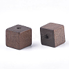 Painted Natural Wood Beads WOOD-T021-07C-2
