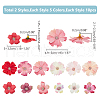 WADORN 120Pcs 12 Colors Silk Cloth Flower DIY-WR0003-94-2