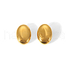 Fashion Oval Stainless Steel Stud Earrings & Pendant Necklaces Sets for Women BL8928-1-7