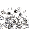 Tibetan Style Alloy Pendants TIBEP-CJ0001-08-9
