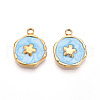 304 Stainless Steel Pendants STAS-N108-02B-G-1