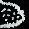 AHADERMAKER 1 Strand Electroplated Raw Rough Natural Quartz Crystal Beads Strands G-GA0001-70-1