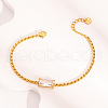Elegant Stainless Steel Cardano Chains Bracelets UA2572-2-1
