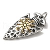 Viking 304 Stainless Steel Pendants STAS-Z059-06AS-2
