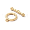 Ion Plating(IP) 304 Stainless Steel Ring Toggle Clasps STAS-A092-09E-G-2