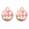 Alloy Enamel Pendants ENAM-N054-58C-RS-2