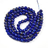Baking Painted Glass Beads Strands DGLA-N010-8mm-05-2