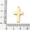 304 Stainless Steel Rhinestone Pendants STAS-L022-085G-12-3