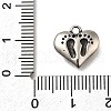 Retro 304 Stainless Steel Charms STAS-L284-18AS-04-3