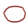 Natural Red Jasper Beads Stretch Bracelets for Men Women BJEW-JB11670-01-2
