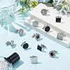 WADORN 6 Pairs 6 Styles Alloy/Iron Cufflinks for Men FIND-WR0010-97-4