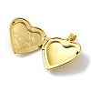 Brass Locket Pendants KK-C092-25G-06-2