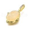 Brass Micro Pave Cubic Zirconia Pendants KK-S523-019G-B-2