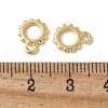 Brass Tube Bails Charms KK-D324-09G-3