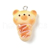 Resin Imitation Food Pendants FIND-U001-02G-1