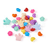 50Pcs 15 Style Food Grade Eco-Friendly Silicone Focal Beads SIL-TA0001-10-2