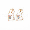 Alloy Enamel Pendants ENAM-N054-66D-NR-2