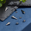 8Pcs 4 Styles 304 Stainless Steel Pendants STAS-LP0001-34-3