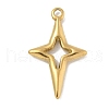 Ion Plating(IP) 304 Stainless Steel Pendants STAS-Q334-55G-1