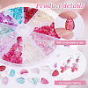 AHADERMAKER 200Pcs 10 Colors Transparent Spray Painted Glass Charms Sets GLAA-GA0001-83-3